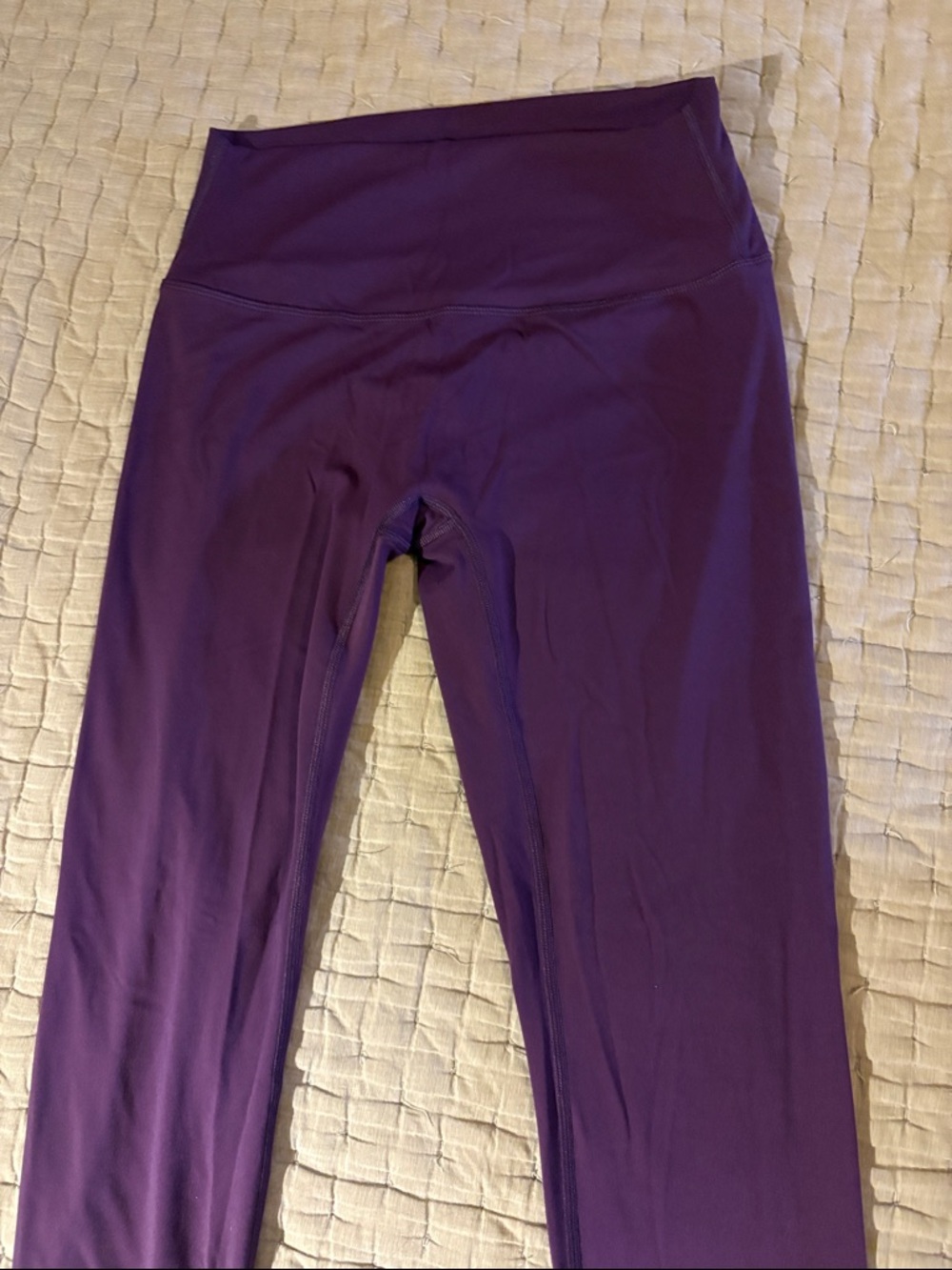 High-Waist Purple Leggings - Women's Active Leggings